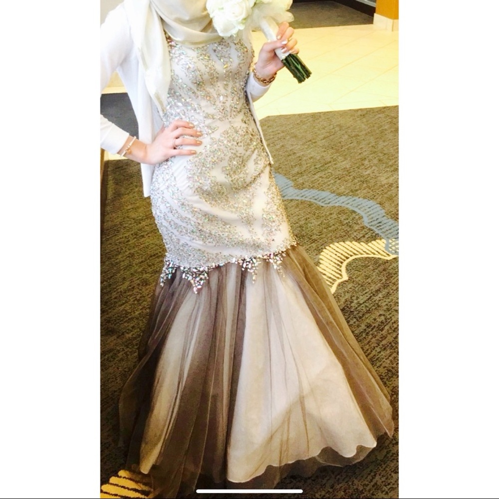 Terani Couture Trumpet Formal Dress